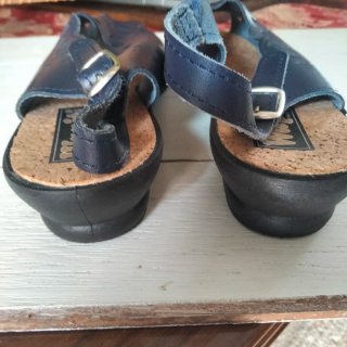 Sandalias Piel y Corcho