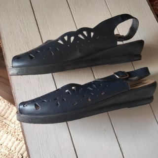 Sandalias Piel y Corcho