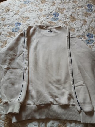 Sudadera Adidas Beige, para niño/a de 12 años