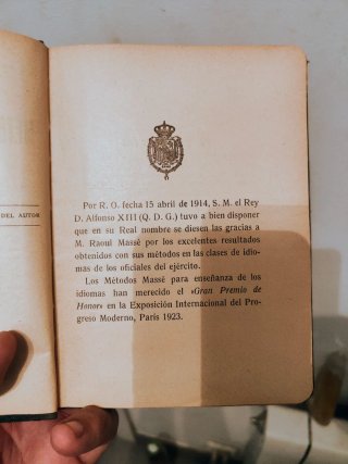 Libro antiguo "Método Práctico de Inglés"