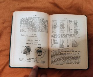 Libro antiguo "Método Práctico de Inglés"