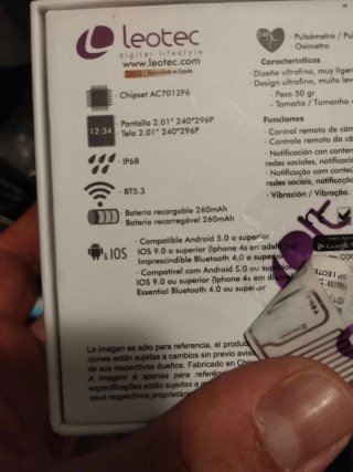 Smartwatch Leotec MultiSport Nui Arancio/Argento