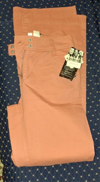 Pantaloni donna arancioni/salmone