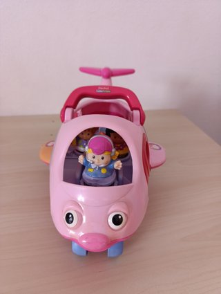 Avión Fisher-Price Little People Rosa