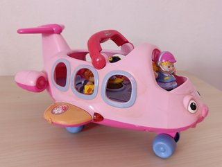 Avión Fisher-Price Little People Rosa