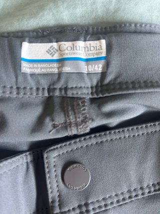 Pantalón Montaña Mujer Columbia Gris