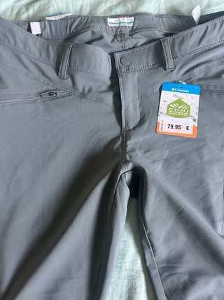 Pantalón Montaña Mujer Columbia Gris