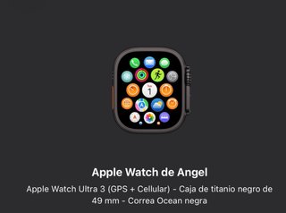 Apple Watch Ultra3 Negro