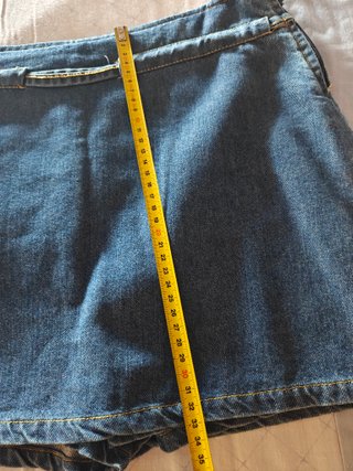 Falda pantalón vaquera azul