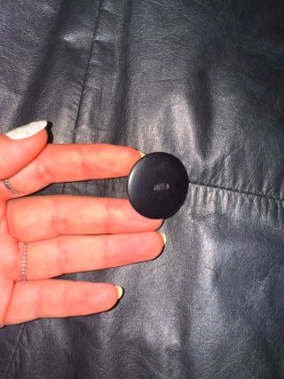 Gabardina vintage negra