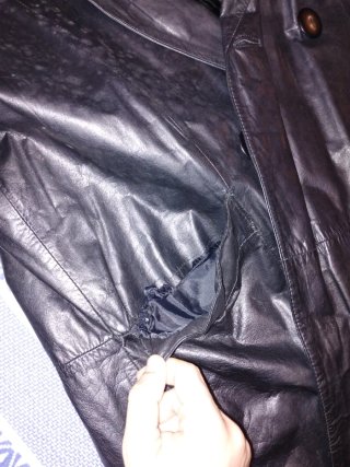 Gabardina vintage negra