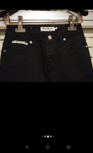 2 Pantalones Pirata Blanco y Negro Talla M