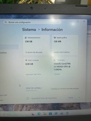 Portátil Acer Aspire 5 Intel Core i3