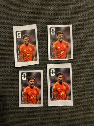 Lamine Yamal cromo Panini Mundial 2026 cada uno 5€