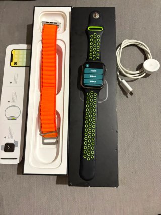 Apple Watch S5 + Correa Naranja