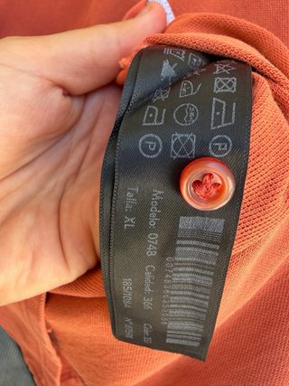 Polo Massimo Dutti Color Naranja Talla XL