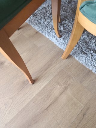 4 Sedie da Pranzo in Legno e Velluto