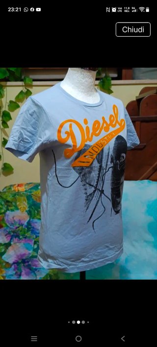 T-shirt Diesel donna taglia S