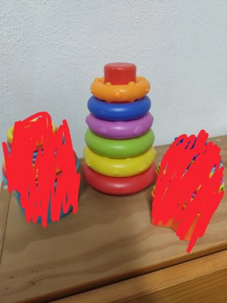 Juego de aros apilables para bebés