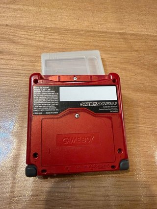 Nintendo Game Boy Advance SP+linea sullo schermo
