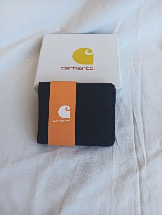 Cartera Carhartt Negra y Naranja