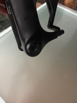 Forcella in carbonio Trifox TMK200 + adattatore Wolf Tooth PM-FM