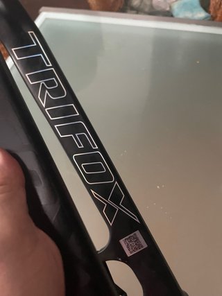 Forcella in carbonio Trifox TMK200 + adattatore Wolf Tooth PM-FM