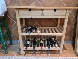Mesa de cocina de madera