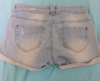 Lote Falda Negra y Shorts Vaqueros Verano T36