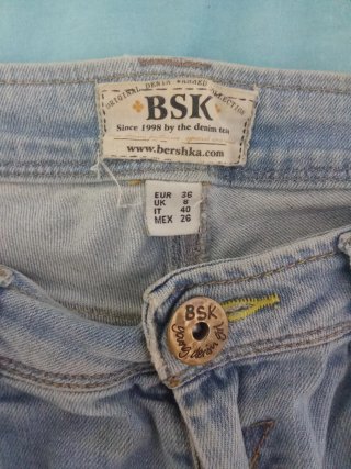 Lote Falda Negra y Shorts Vaqueros Verano T36