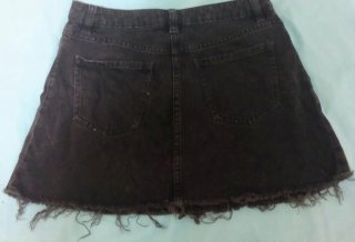 Lote Falda Negra y Shorts Vaqueros Verano T36