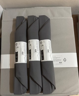 3 Cajas KOSINGEN IKEA con 3 Tapas DRÖNA