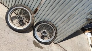 Llantas Supermotard Rieju RR 50 Cromadas