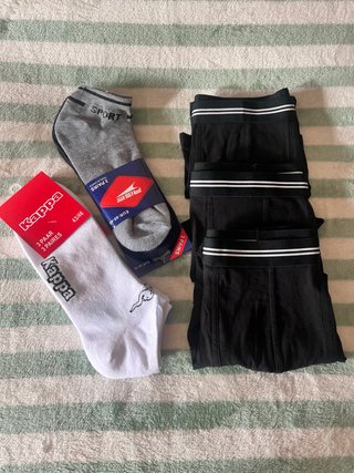 Calcetines Kappa y boxers hombre L