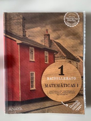 Matemáticas I 1 Bachillerato