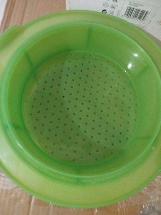 Vaporera Lekue de Silicona Verde