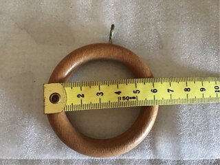 Anillas de madera para cortinas