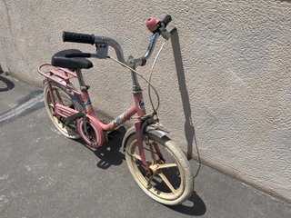 Bicicleta Infantil BH Rosa Antigua para Restaurar