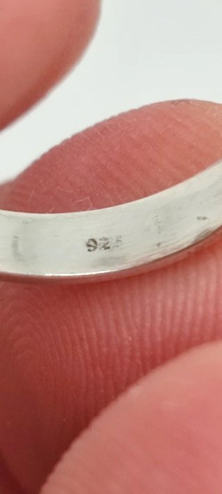 Anillo Plata y Ámbar.