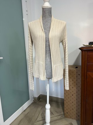 Max Mara Giacca Beige a Maglia