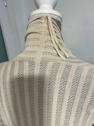 Max Mara Giacca Beige a Maglia