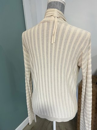 Max Mara Giacca Beige a Maglia
