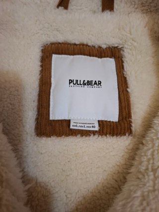 Chaqueta Pull&Bear borreguillo marrón