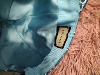 Gorra Gucci Azul y Plateada