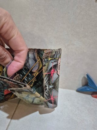 Billetera cómic multicolor