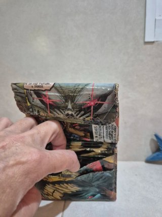 Billetera cómic multicolor