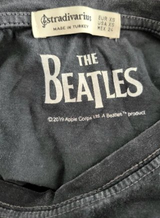 Camiseta The Beatles Talla XS oversize
