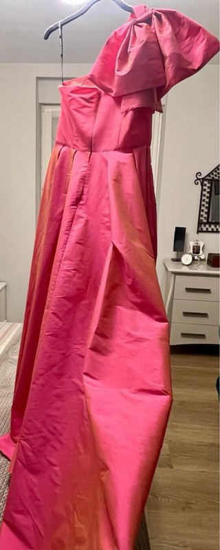 Tocado fiesta boda naranja y rosa