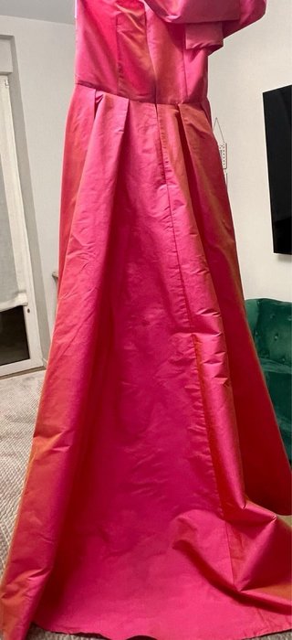 Tocado fiesta boda naranja y rosa