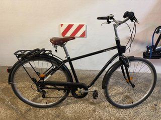 Bicicleta Paseo BTWIN Negra